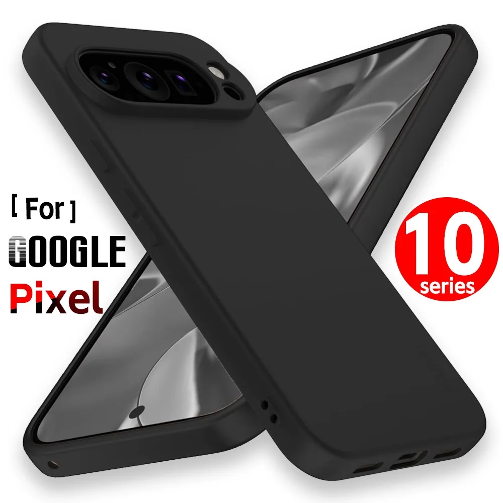 

Матовые чехлы для Google Pixel 10/10Pro/10ProXL, противоударная задняя крышка, черный защитный чехол из ТПУ для Google Pixel 10 Pro XL 2025