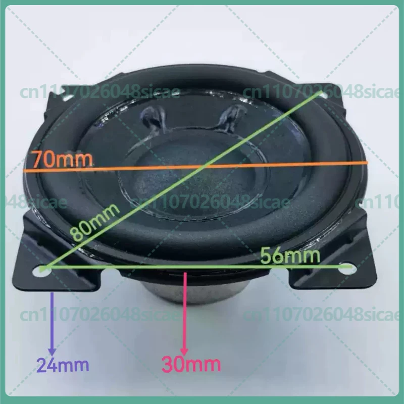 1-5 piezas de altavoz de rango medio de 2.5/2.75 pulgadas, 2 ohmios, 20W, reemplazo de driver para piezas de reparación de audio Harman Kardon