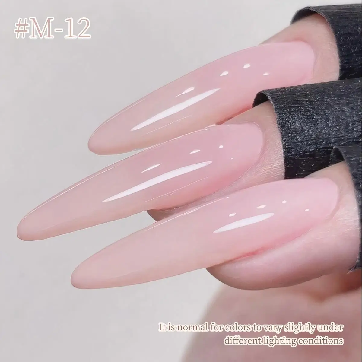 6 個セット半透明ヌードジェルポリッシュ - ソークオフ UV LED 長持ちする光沢のあるマニキュアの外観、プロのネイルサロン向け