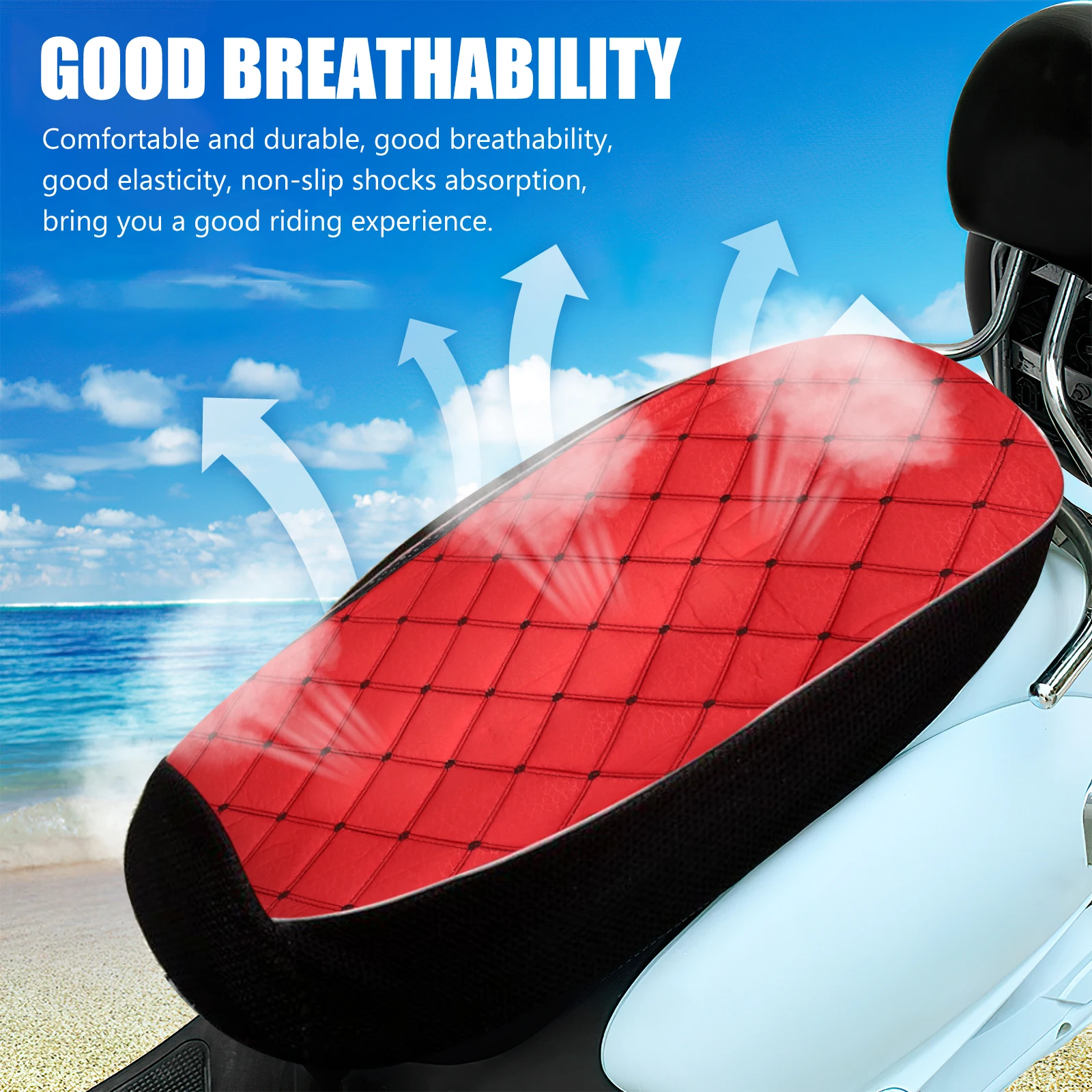 

Non-slip Cushion Cover Electric Scooter Accessories Linen Covers Motorcycle Seat Protector