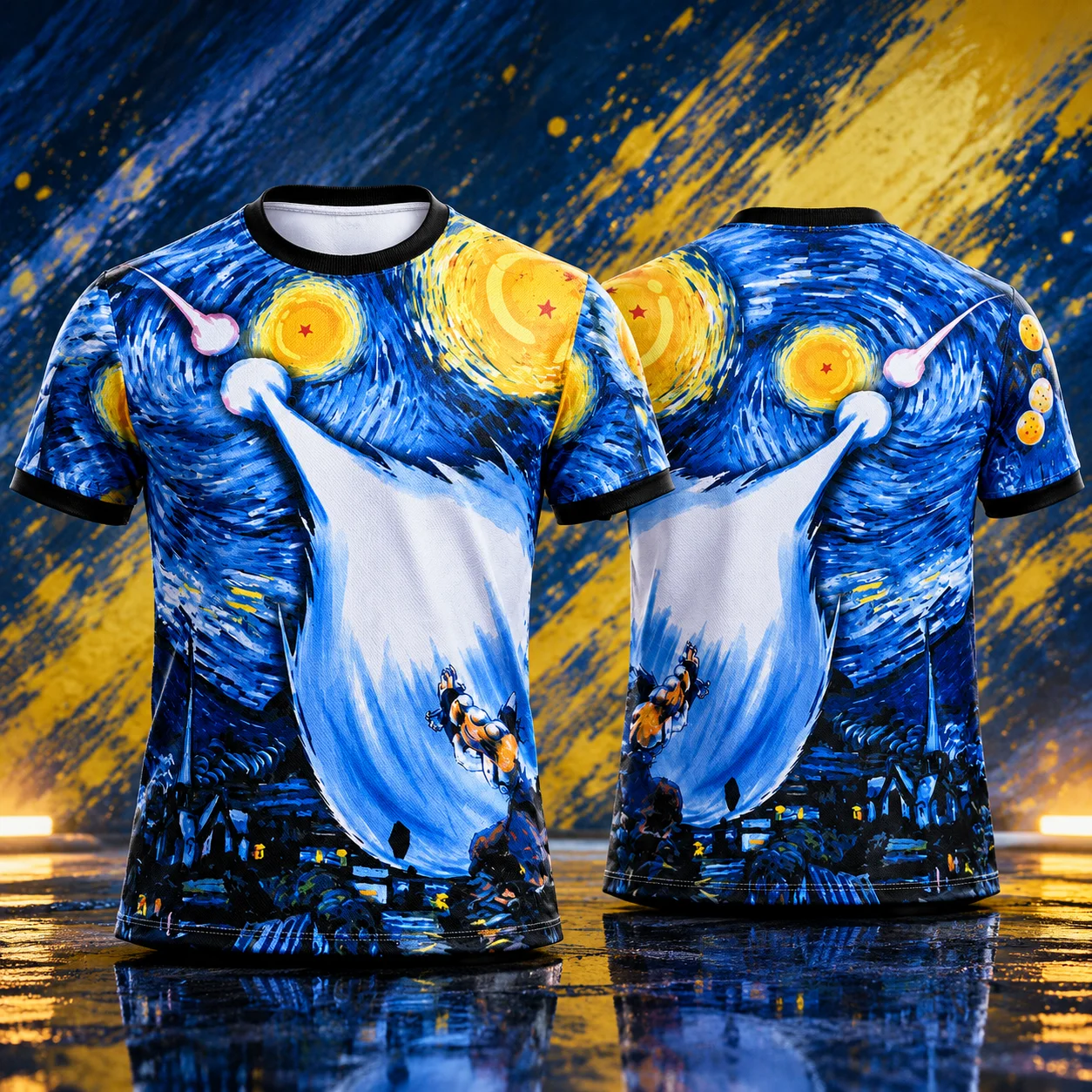 Dragon Ball Martial Arts Graphic Jersey Men 3D Print Short Sleeve Sports T Shirt Manga Style Cosplay Fan Gift Casual Streetwear