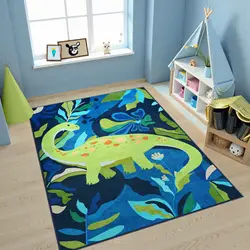 Jurassic Park Carpet Kids Carpets Living Room Tea Table Mats Bedroom Rug Washable Floor Mats Household Mat Dinosaur Carpet Decor