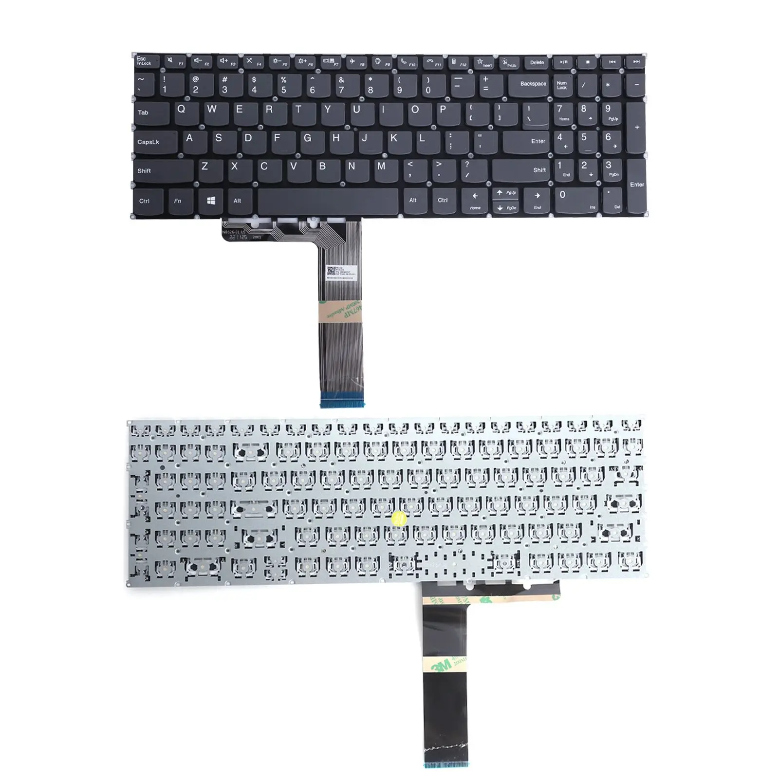 

Клавиатура ноутбука США для Lenovo V15 G2 Grey