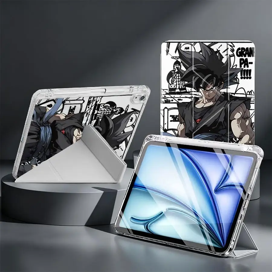 Popular Anime Dragon Ball Goku With Pen Slot Cover Tablet Case For iPad 9th 10th Gen 12th Pro 13 2025 2026 Air 8 M2 M3 3 11th