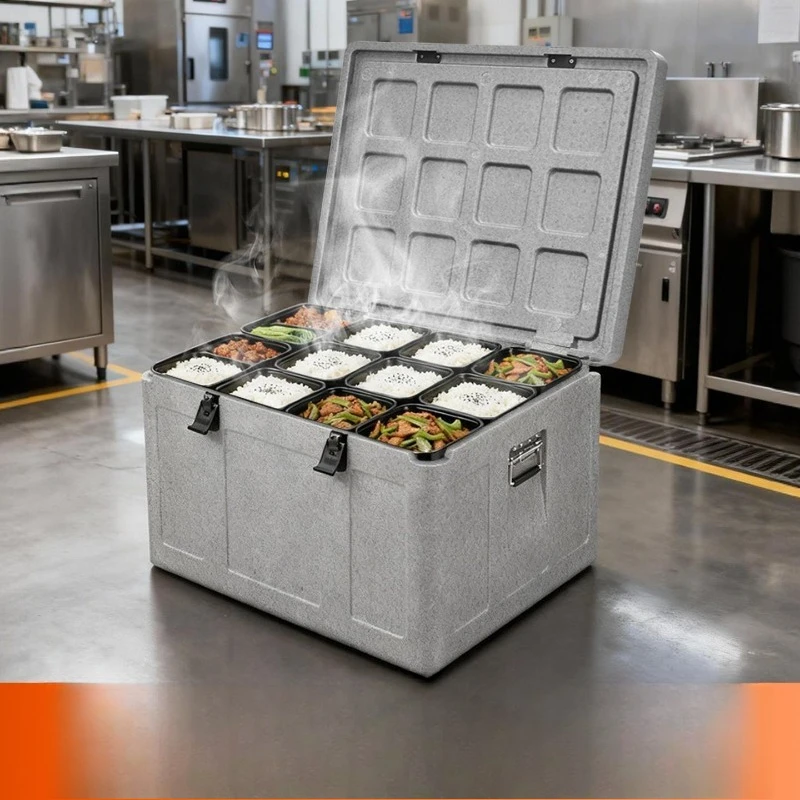 Food Insulated Delivery Box Ready Stock Takeaway Fast Food Transport Container Fresh Cold Chain Turnover Crate