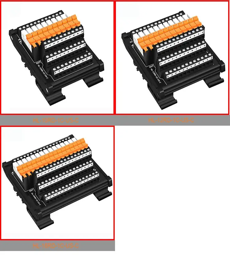 Schlanke DIN-Schienenmontage DC5V 12V 24V SPST 5A HF41F Relaismodul SPS-Treiberplatine Ausgangsverstärkerplatine – Detail 8