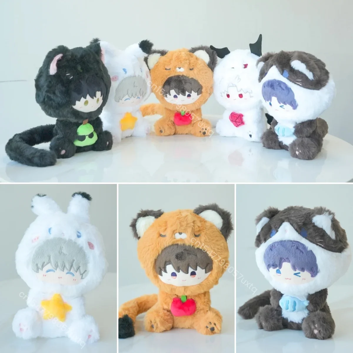 

Love and Deepspace Plush Doll Animal Cosplay Stuffed Toy Caleb Sylus Rafayel Zayne Xavier Soft Fluffy Kawaii Game Character Doll