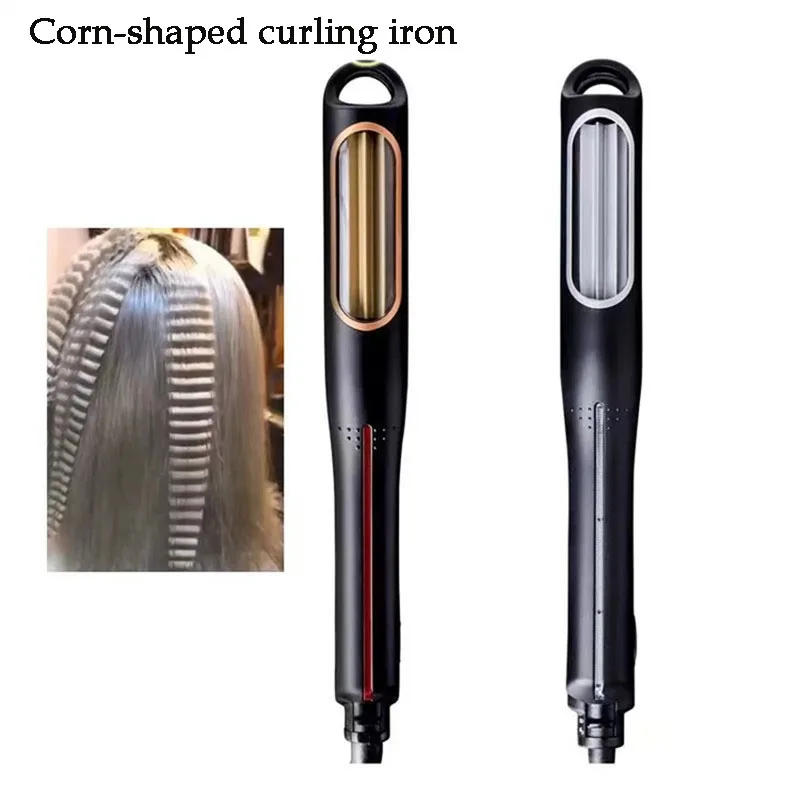 

Professional Wave Hair Styler Corn Whisker Splint Curling Iron Automatic Fluffy Hair Curler Portable Automatic Rotating