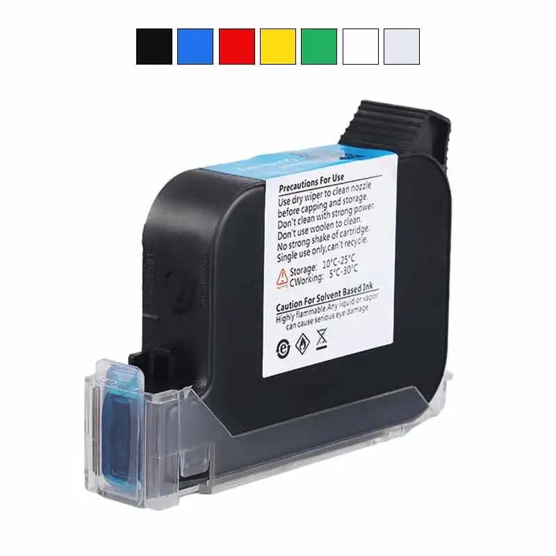 Imagem -03 - Qyg 2588 2588 Mais 2588 Mais m 12.7 mm Eco Solvente-baseado Rápido Seco Cartucho de Tinta de Secagem Rápida para Nenhuma Impressora a Jato de Tinta Handheld Criptografada