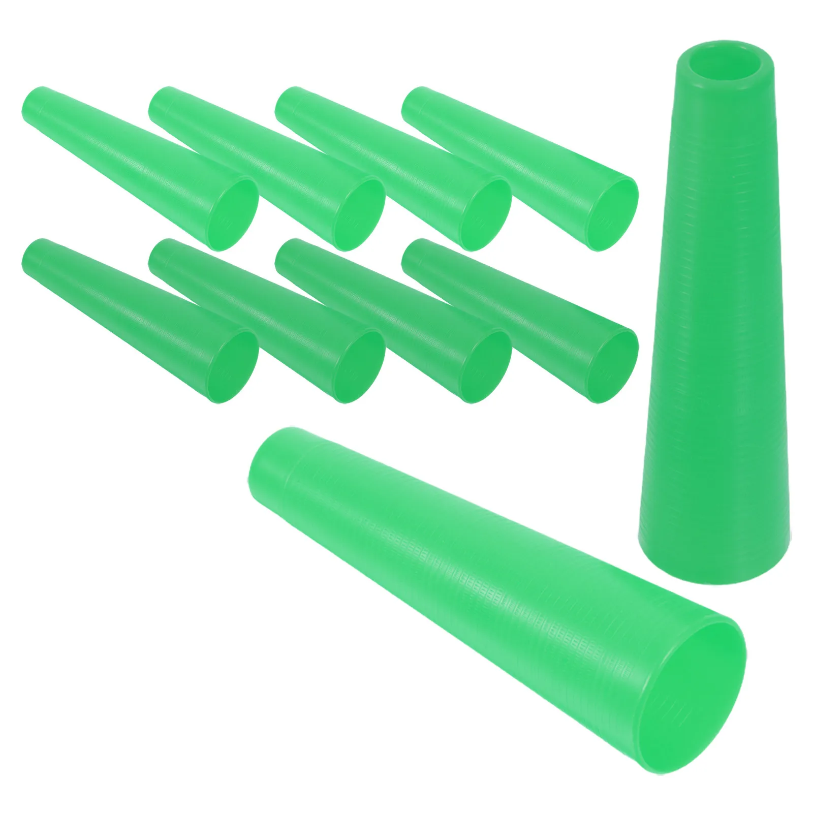 10Pcs Plastic Winding Tubes High Efficiency Yarn Bobbin Holders for Textile Machines Space Saving Yarn Management Tubes