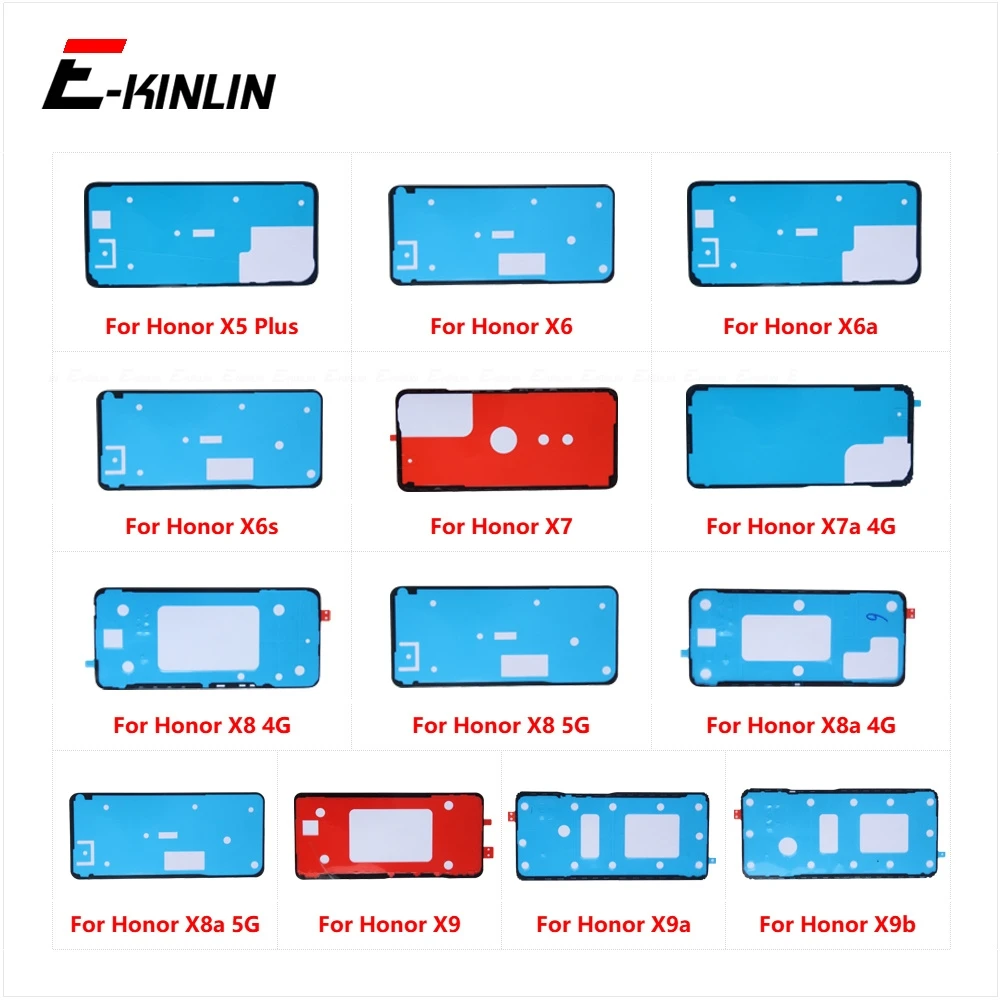 Housing Back Battery Cover Rear Sticker Adhesive Glue Tape For HuaWei Honor X5 Plus X6 X6a X6s X7 X7a X8  X8a X9 X9a X9b 4G 5G