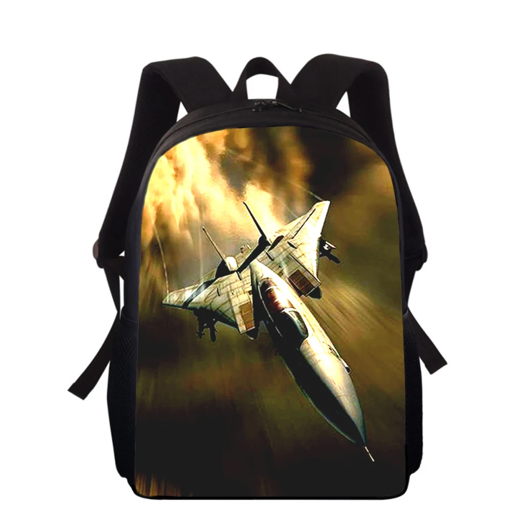 Flugzeug Himmel 16 "3D-Druck Kinder Rucksack Grundschule Schult aschen für Jungen Mädchen Rucksack Schüler Schulbuch Taschen