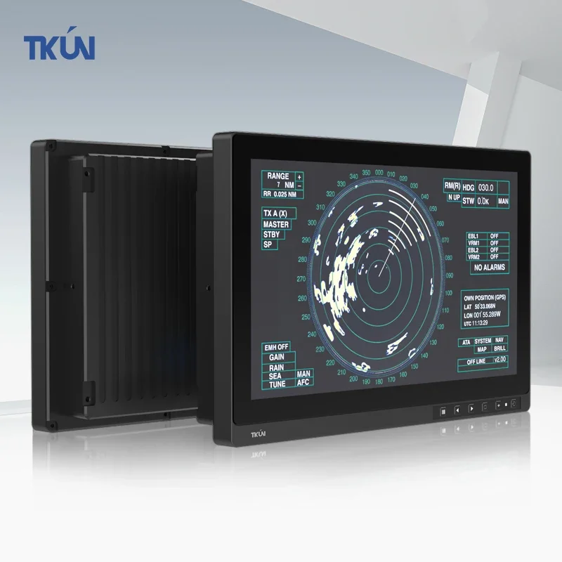 

High 12/15.6/13.3 Inch Marine Industrial LCD Monitor 1000Nits Outdoor Waterproof IP65 Touch Screen Display Capacitive Glass Car