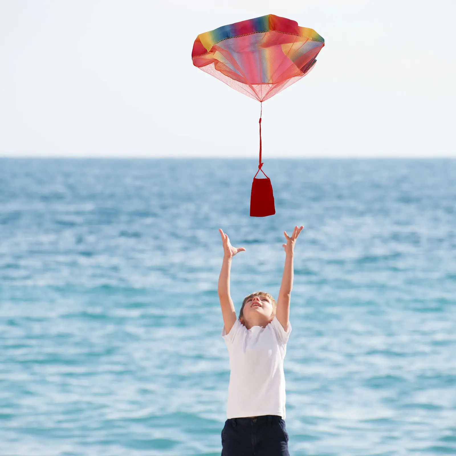 

Набор из 2 парашютов-игрушек для детей: компактные, для игры на улице, с сумкой для подарков