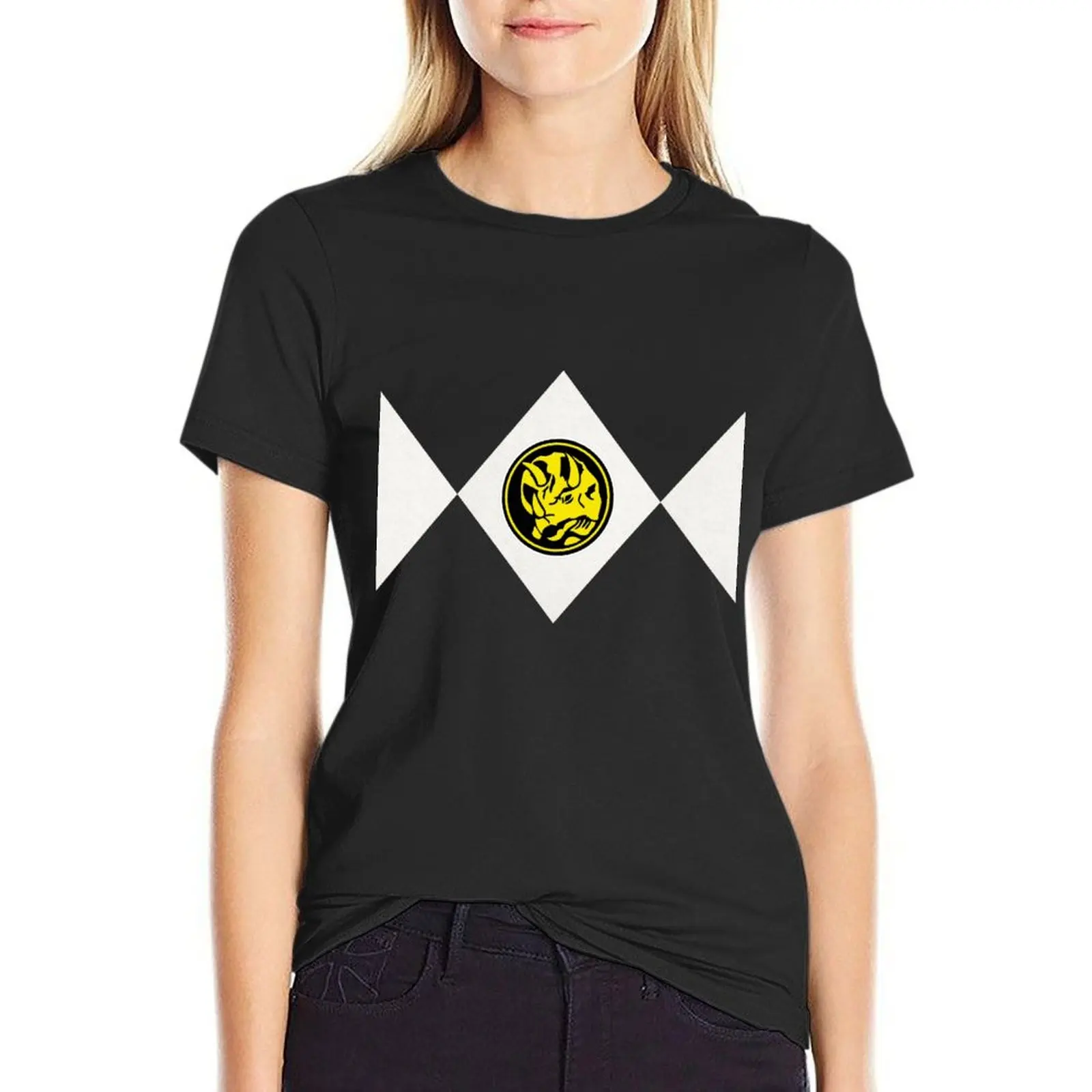 

Triceratops Dinozord T-Shirt aesthetic clothes summer top summer clothes plus size tops plain t shirts for Women