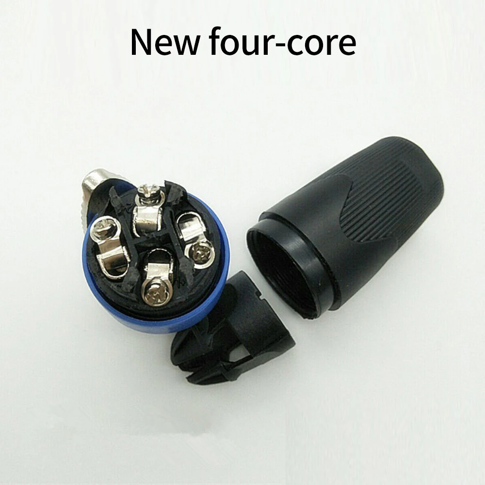 Professional 4Pole Audio Speaker Audio Cable Plugs Lock Connector for Neutrik Speakon NL4FC 4pin Audio Speaker Plugs