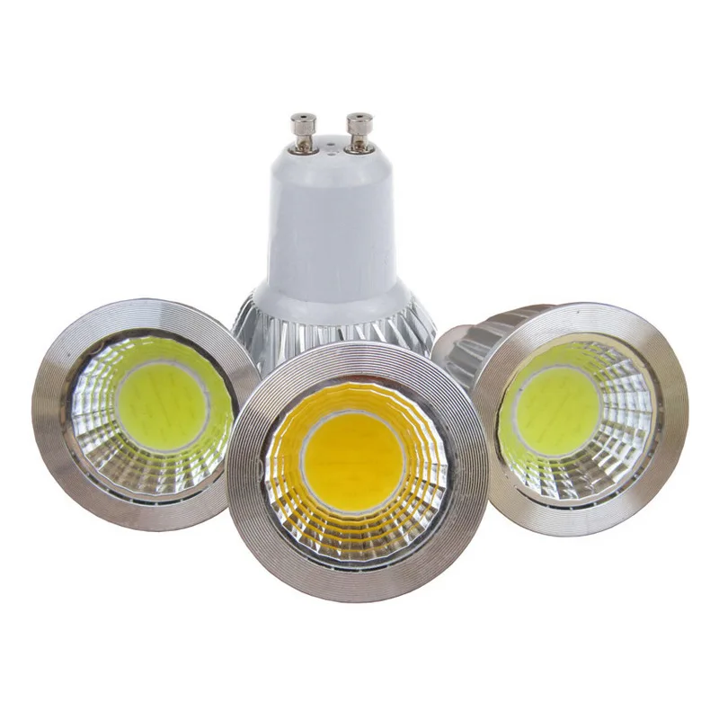 

LED lamp GU10 LED Spotlight Dimmable COB LED Bulb 7W 10W 15W Warm White / white 110V/220V GU 10 Bulbs Free shipping