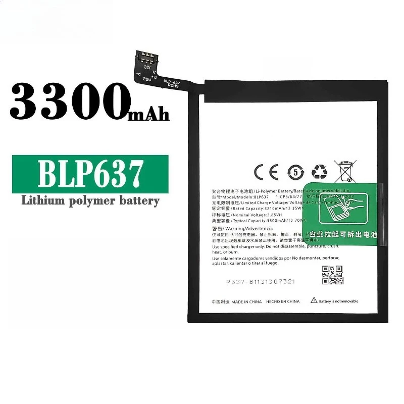 New Battery BLP637 3.85V 3300mAh Replacement Mobile Phone Battery For OnePlus 5/5T A5001 A5010 Batteries +Free Tools