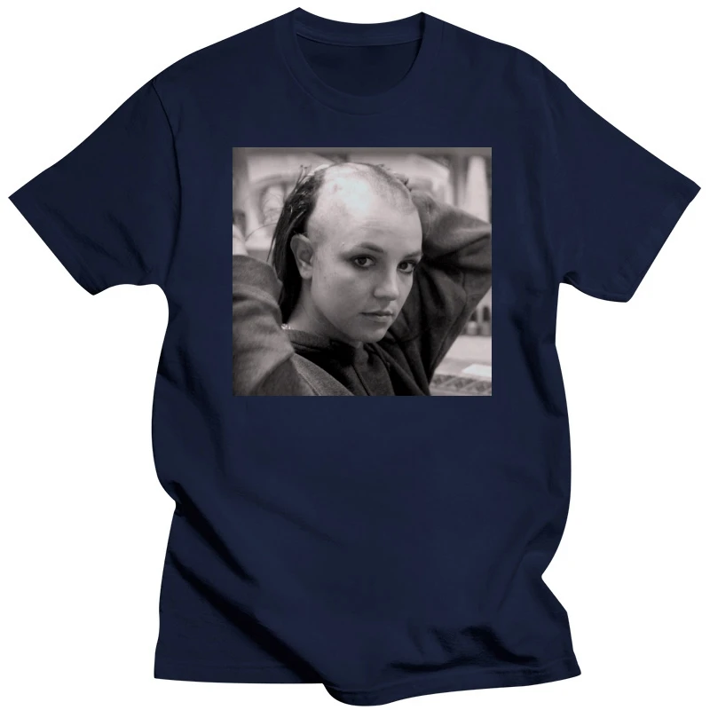 Bald britney spears T Shirt Shirt Heavy Cotton Tee