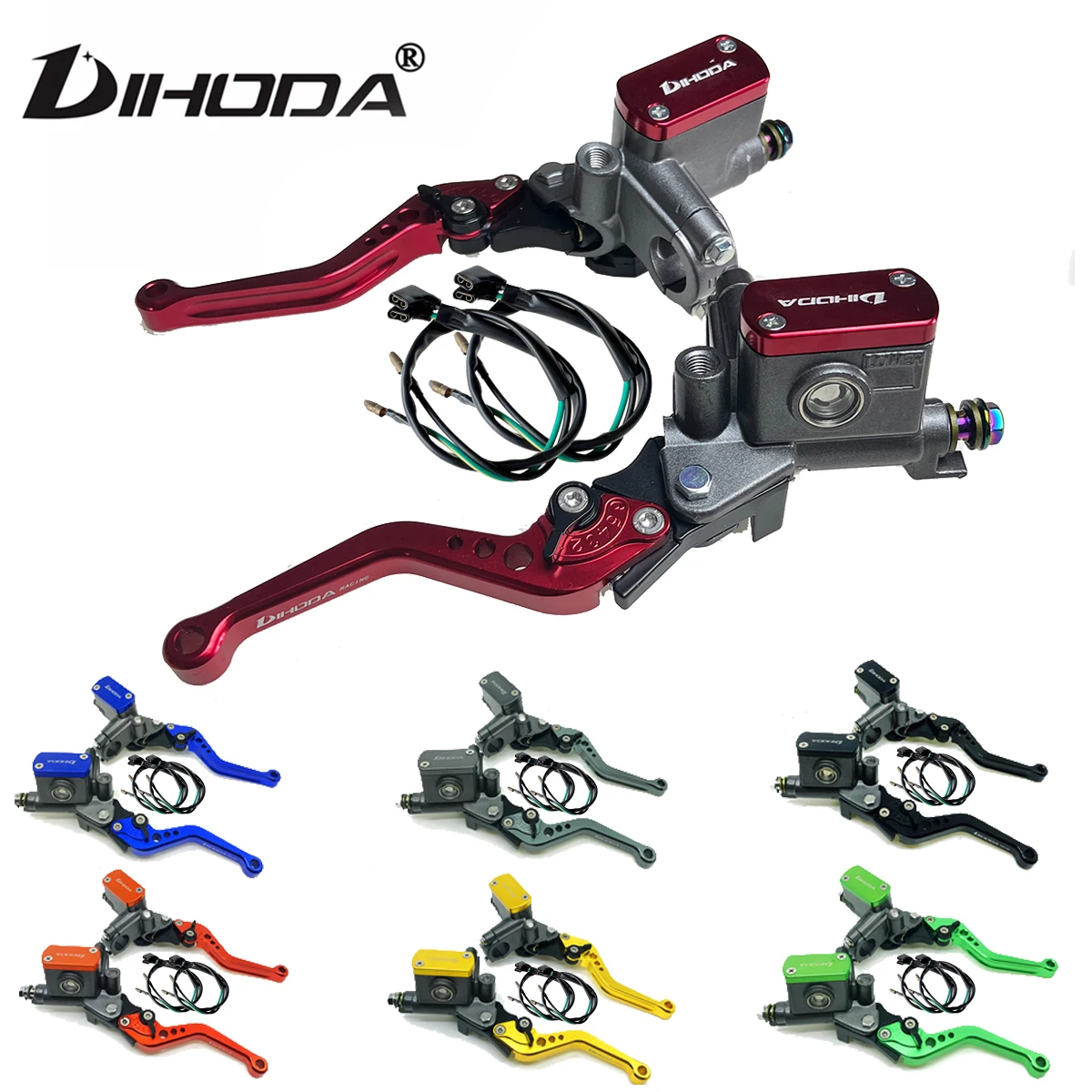 Brake Clutch Pump Master Cylinder Motorcycle lever Handlebar Hydraulic clutch Racing motor for 22mm honda Yamaha Kawasaki Suzuki