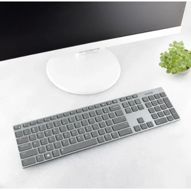 

Clear Transparent Silicone Keyboard protector Covers guard For DELL KM717