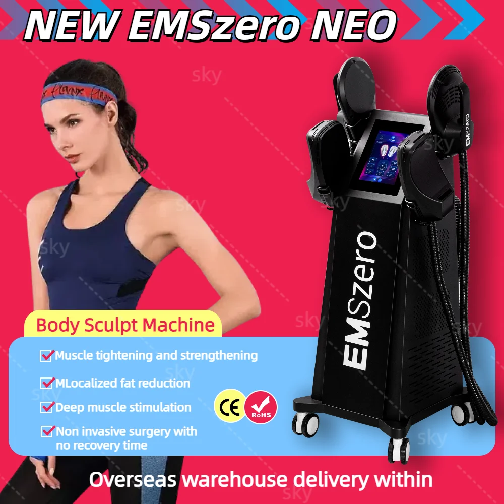 

EMSZERO Neo Sculpting Machine 6500w RF Electromagnetic Body Sculpting Muscle Stimulation Fat Burning Abdominal Muscle