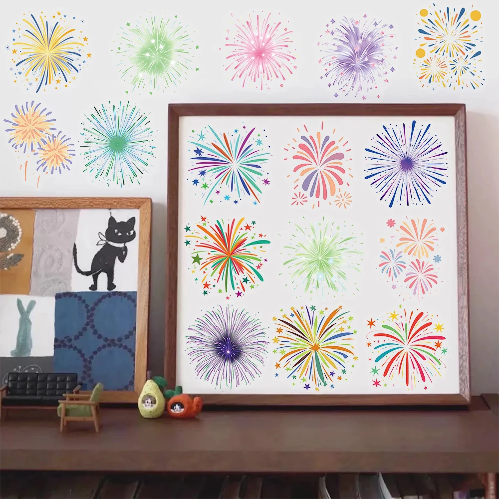 50PCS Creative  PET Transparent Material Stickers Phone Case Decoration Personalized Waterproof Stickers