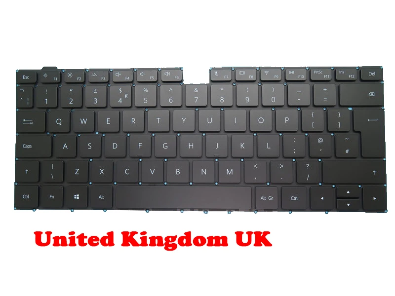 Imagem -03 - Teclado Retroiluminado Preto para Huawei Matebook 14 Laptop ru Espanhol sp fr be gr ne it Uss Klvd-wdh9 Klvd-wdh9a 2023