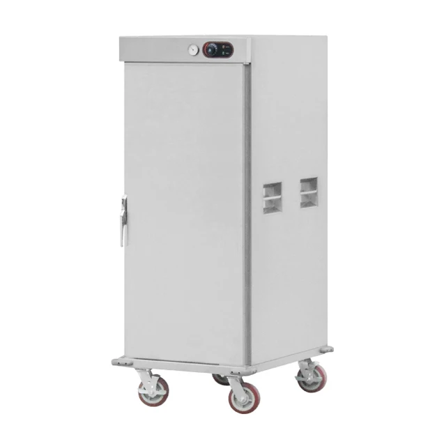 Upright Heated Holding Cabinet Wheel Energy Star Certified Commercial Electric Banquet Trolley Mobile 11-Layer Food Warmer Cart