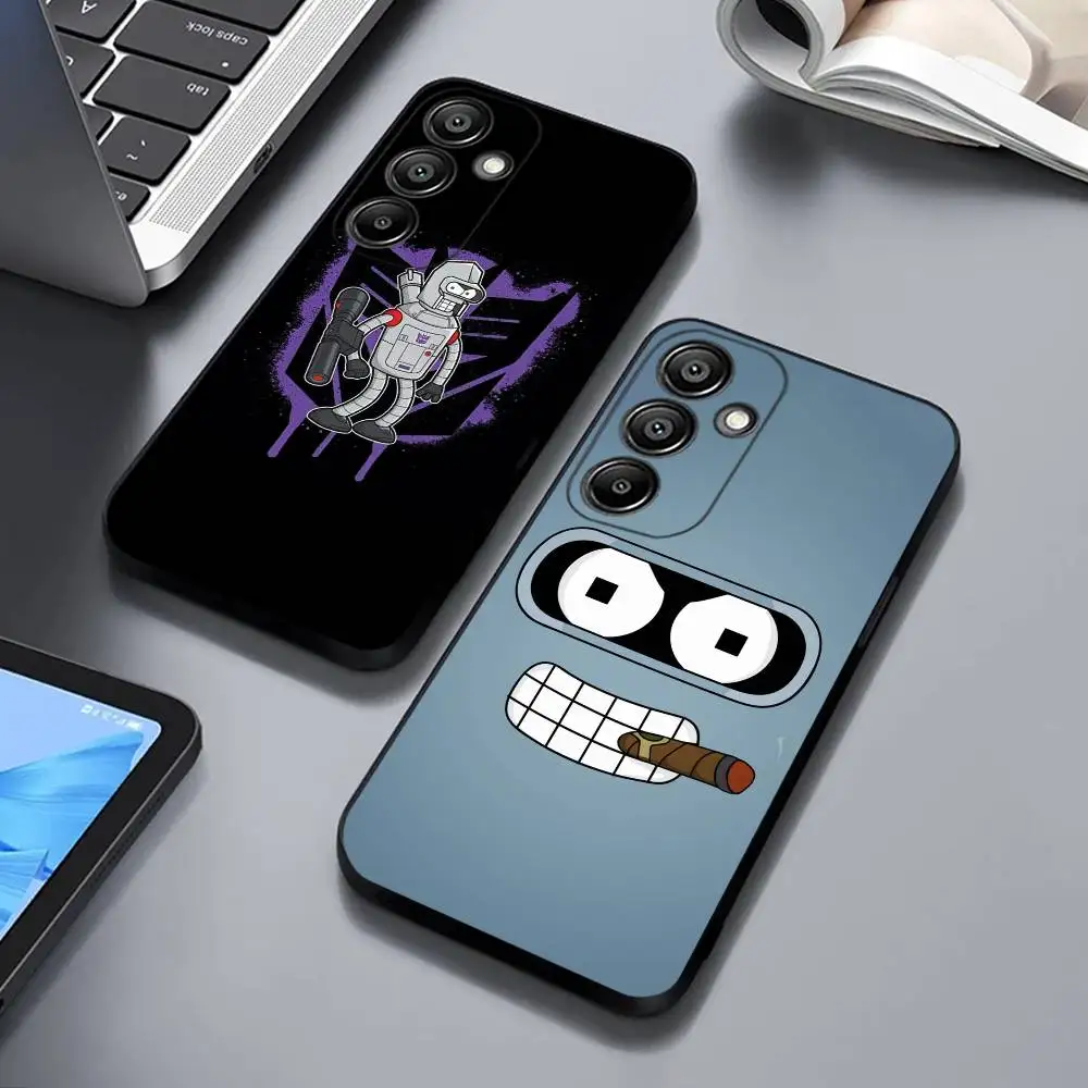 

F-Futurama Anime B-Bender Phone Case For Samsung GalaxyA13,21s,22,31,32,52,53,71,72,73,Soft Silicone Black Cover