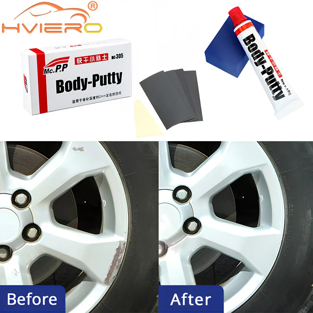 1X Car Paint Surface Depth Scratch Repair Skin No Trace Tyre Treade Remove Traces Cleaner Polishes Wet Wax Tools Rim Care Smooth