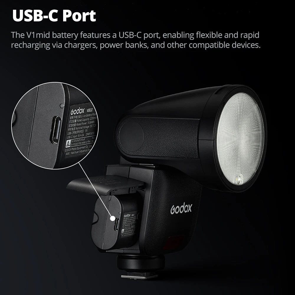 Godox Flash With Optional Flash Trigger TTL Auto Exposure High-Speed Sync Speedlight