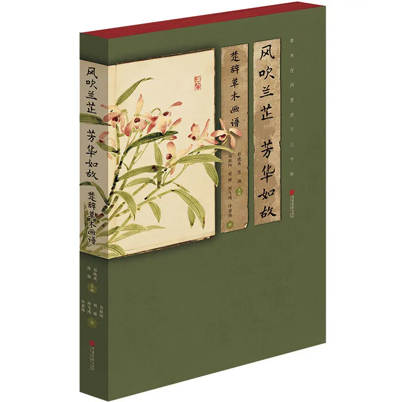 Ancient Chinese Plant Sketch Book 94 Types of Plants Knowledge Popularization Hand Drawn Botanical Illustration Guide Painting