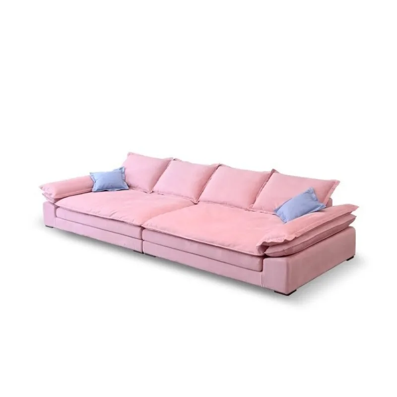 

Recommended double-layer sofa Big Mac large sitting depth adjustable armrest down solid wood