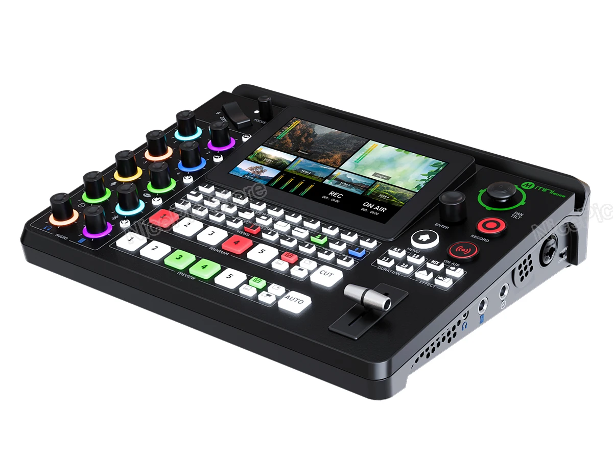 Rgblink mini-edge 5 Channel All-in-One Video Mixer Switcher 5.5 inch LCD Screen USB For Live Streaming Broadcast