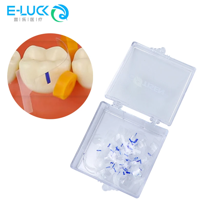 50pcs Dental Transparent Matrix  Bands Sectional Contoured Matrice Transparent Proximal Anterior Dentist Tools