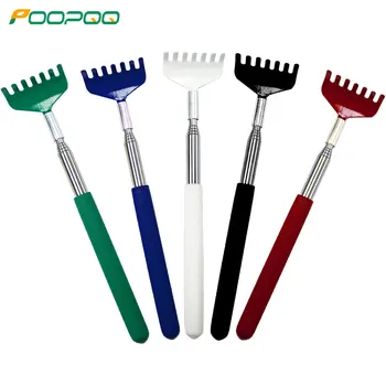 Grattaschiena telescopico, Grattaschiena portatile allungabile in acciaio inossidabile Uomo Donna, Strumento per massaggio alle mani con impugnatura antiscivolo