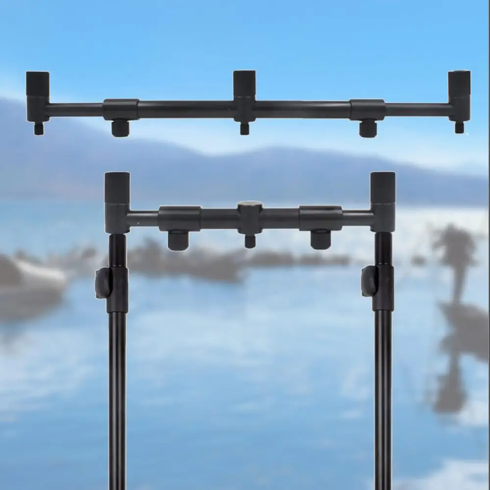 Rod Holder Reservoir Folding 3 Head Fishing Retractable Buzz Bar Pole Stand Кронштейн Жужжания Удочки