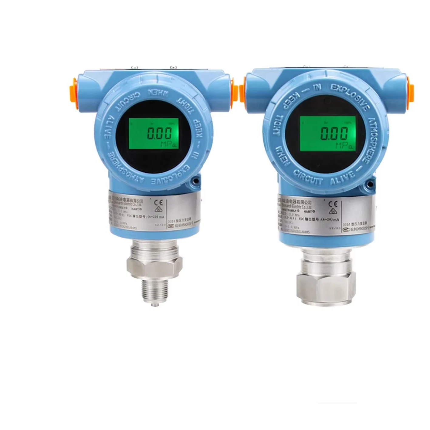 

Intelligent 4-20mA Single Crystal Silicon Vacuum Pressure Sensor Hydraulic Pressure Digital Display Pressure Transmitters