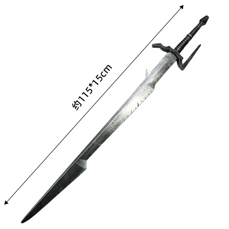 Cosplay E lembut Sword 1:1 Wild Hunt Sword Weapon Prop Role Play Gift Safety PU Sparrowhawk Sword Alice White Wolf Wizard