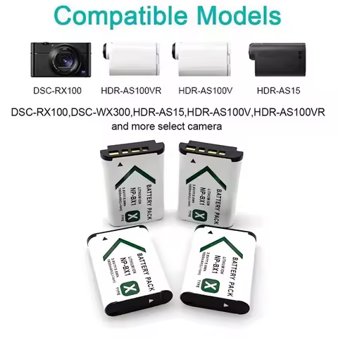 PURFIELD 1600mAH NP-BX1 NP BX1 NPBX1 Battery For Sony fdr x3000 HDR as300 DSC rx100 iii zv-1 DSC RX1 RX100iii AS300V HDR-AS300R