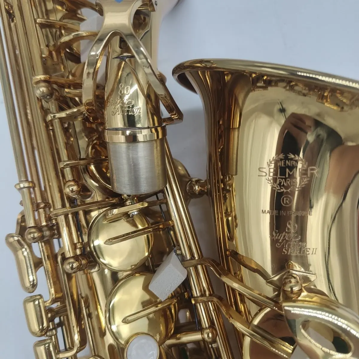 France 802 professional alto saxophone one-to-one structure model brass gold-plated shell button alto saxophone instrument