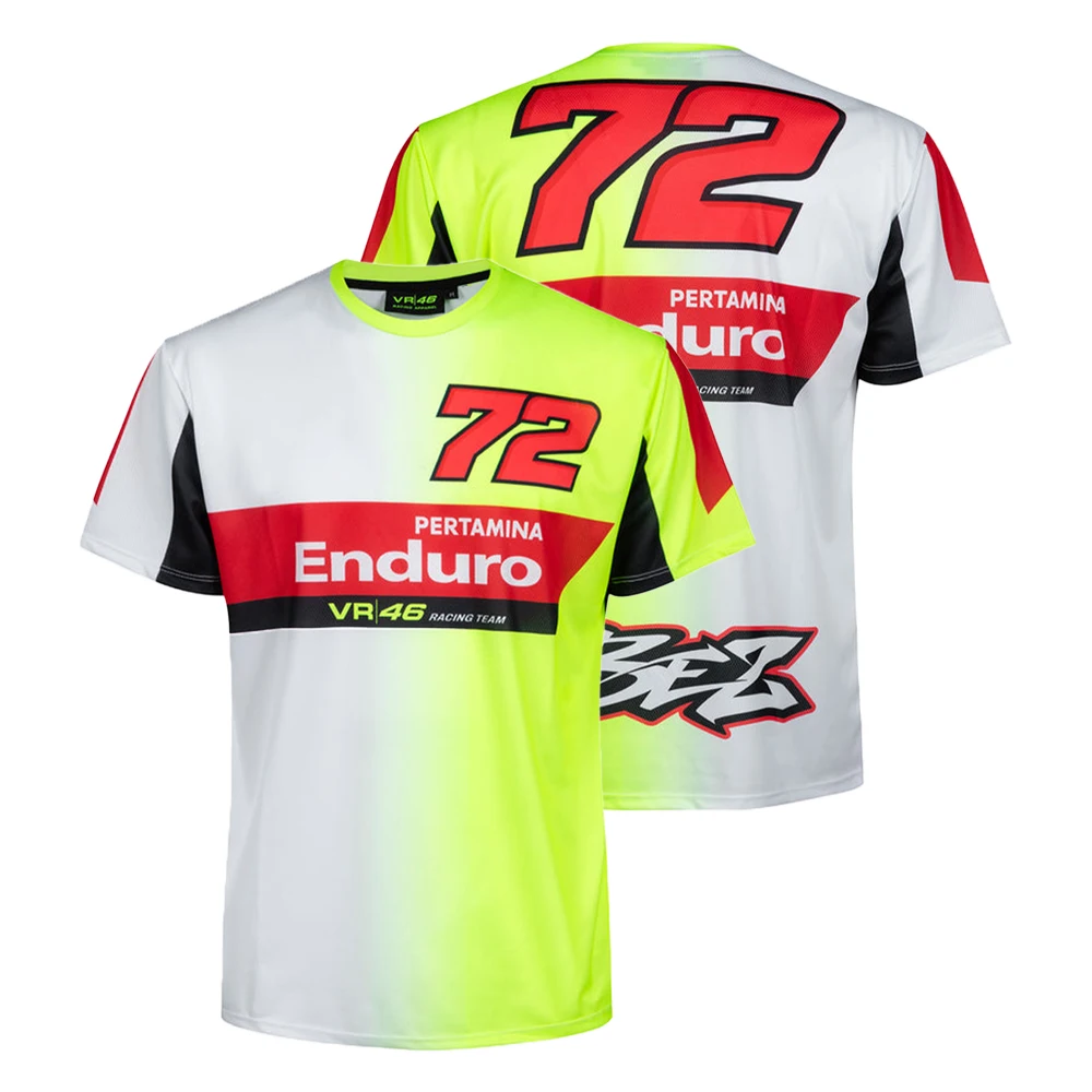 Hot Selling MOTO GP 46 RACING TEAM Men's T-shirt New Quick Drying Breathable Cycling Suit Short Sleeved 2024 Summer Tops