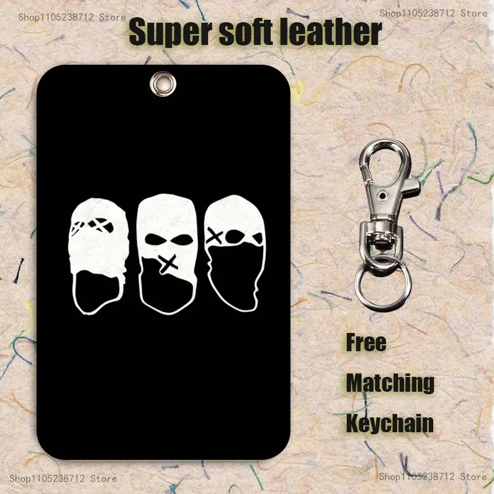 Omerta Maes 47 سلسلة مفاتيح بطاقة كرتونية أنيمي موضة قلادة حقيبة معرف بطاقة الباب حافظة بطاقة الحافلة لطيف الكبار