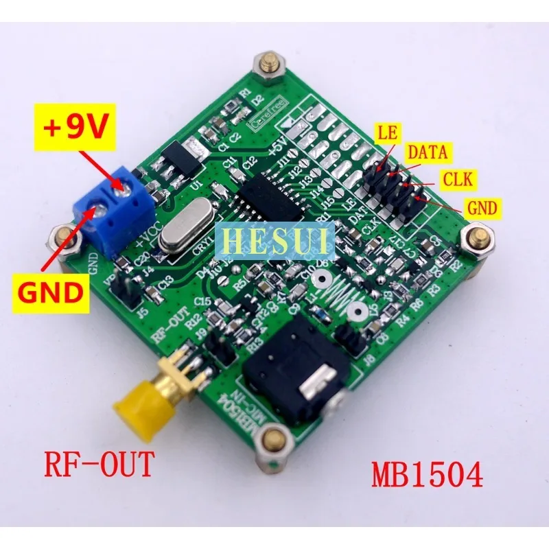 MB1504 PLL FM module transmitter 88-108MHZ