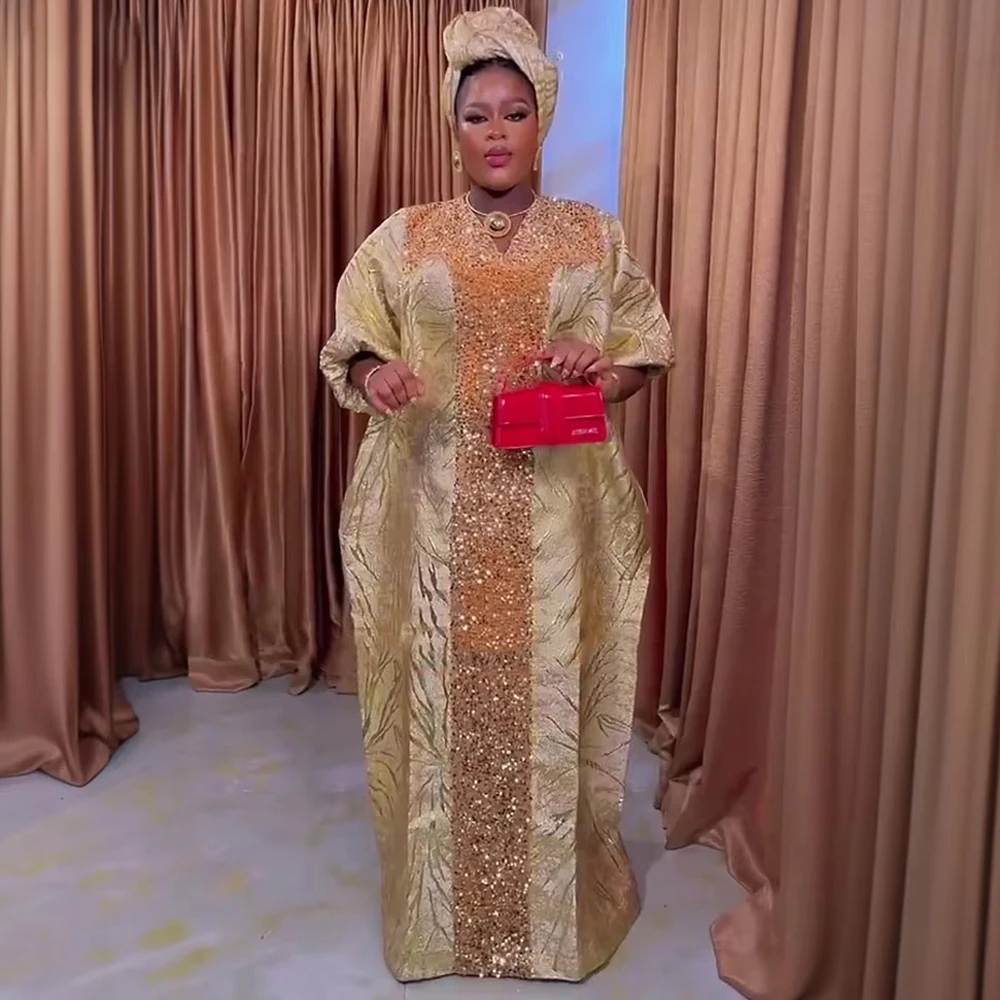 

Традиционные платья африканских женщин 2025 года, макси-халаты больших размеров, роскошное вечернее платье для свадебной вечеринки, Дубай, Турция, кафтан, одежда Абая