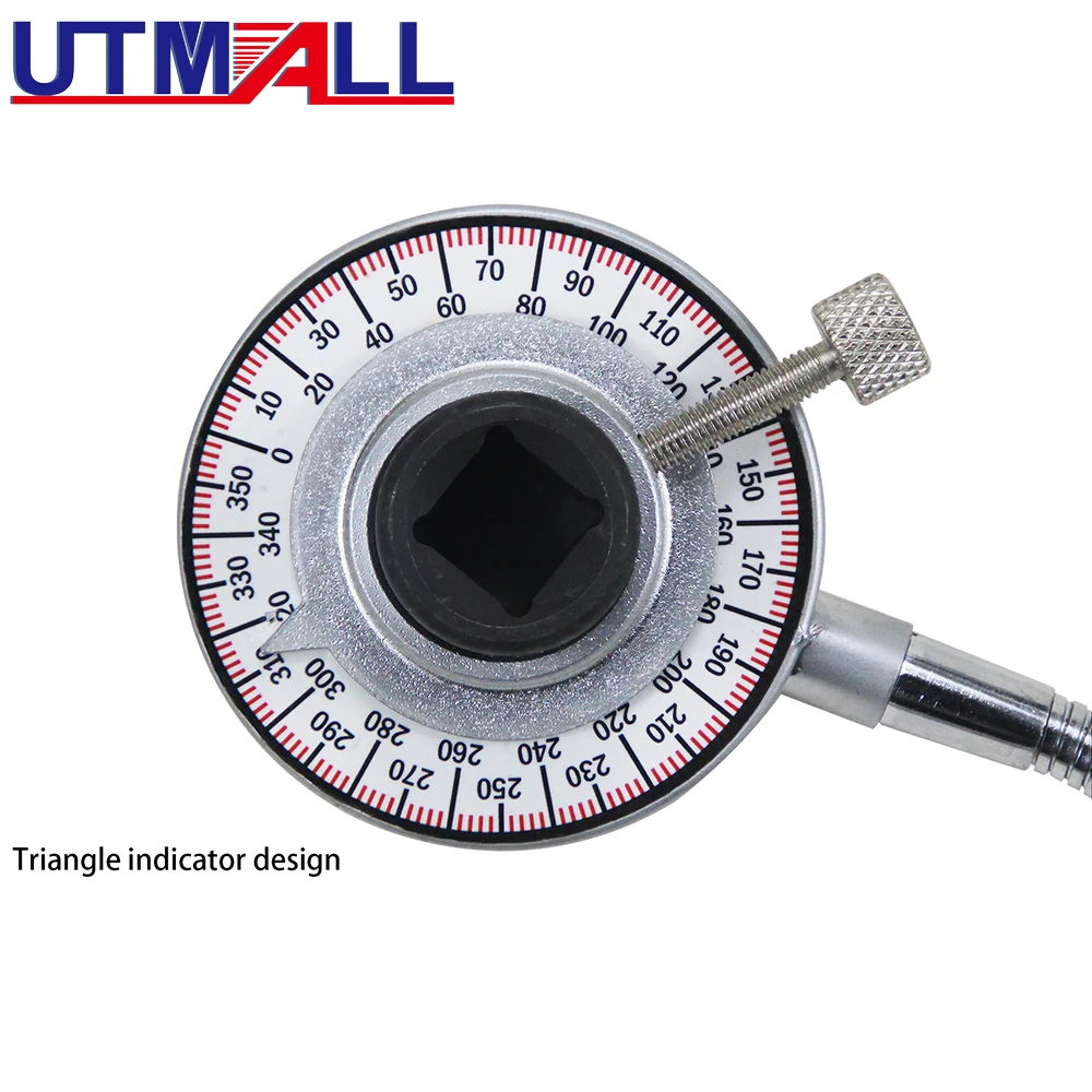 360° Car Drive Torque Angle Gauge 1/2\