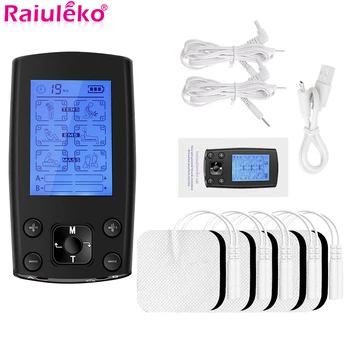 24 modes electric tens massager pulse digital therapy body acupuncture EMS muscle stimulator slimming machine electro stimulator