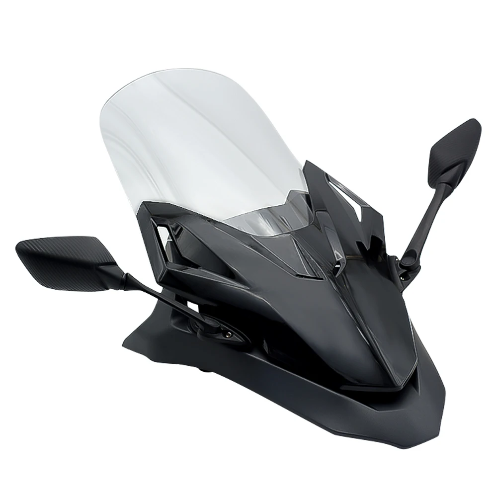 Suitable for Honda PCX160 2021-2024 motorcycle with high-quality transparent windshield and elevated front windshield cover