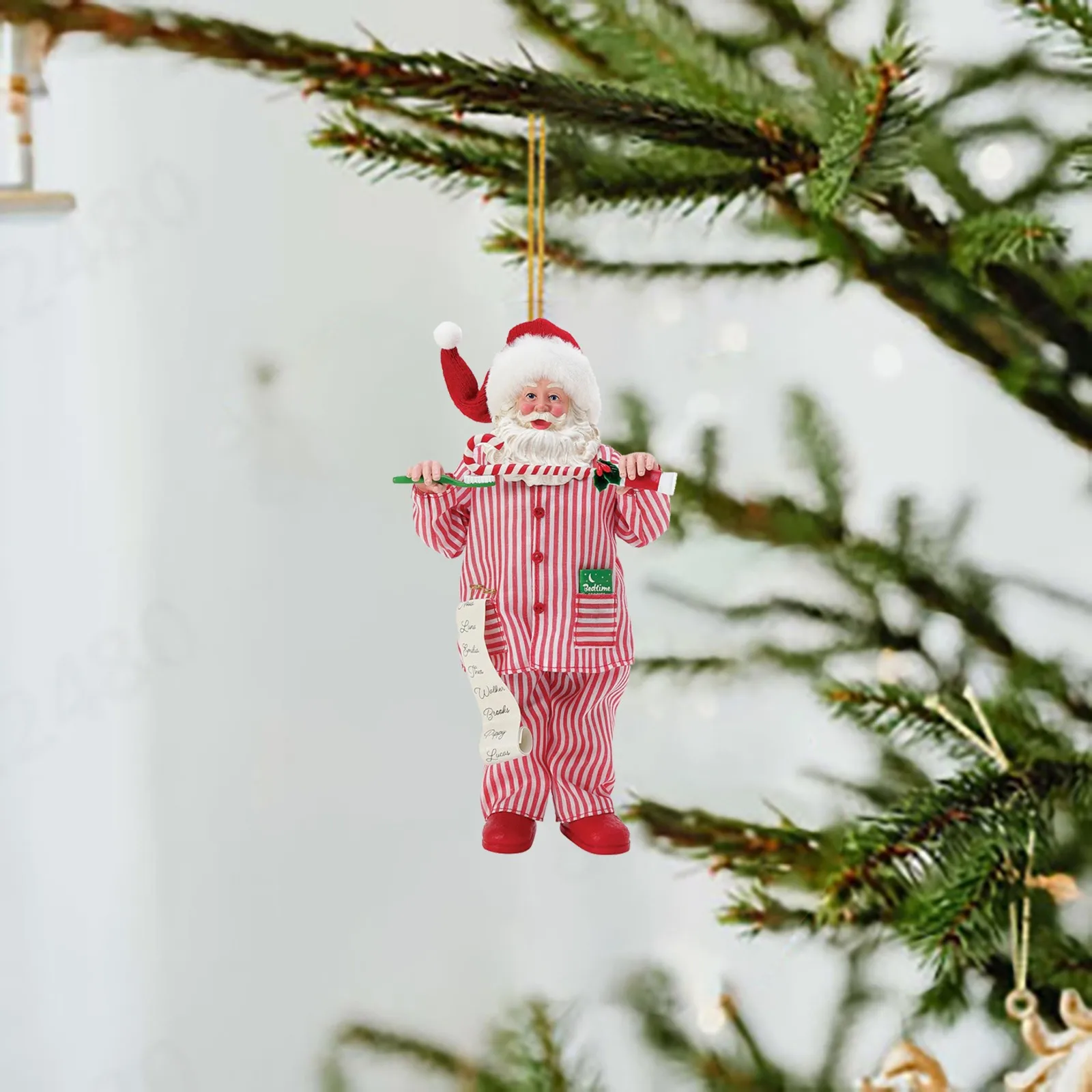 Christmas Tree Decor 2D Acrylic Santa Claus's Daily Life Home Holiday Pendant Christmas Ornaments Navidad Natal New Year 2025